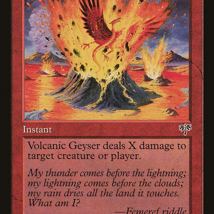 Volcanic Geyser [Mirage]