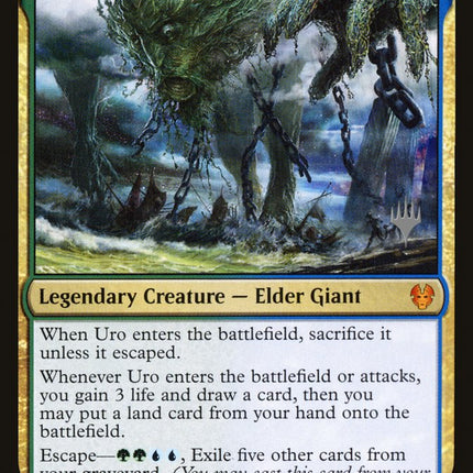 Uro, Titan of Nature's Wrath (Promo Pack) [Theros Beyond Death Promos]