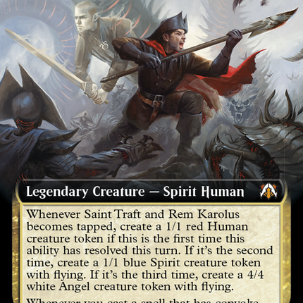 Saint Traft and Rem Karolus (Extended Art) [March of the Machine Commander]