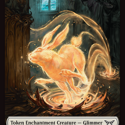 Glimmer // Gremlin Double-Sided Token [Duskmourn: House of Horror Tokens]