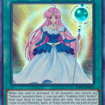 Goddess Verdande's Guidance [SHVA-EN009] Super Rare