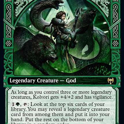 Kolvori, God of Kinship // The Ringhart Crest (Showcase) [Kaldheim]