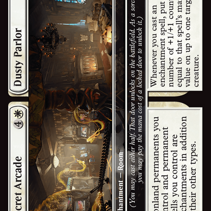 Secret Arcade // Dusty Parlor [Duskmourn: House of Horror Commander]