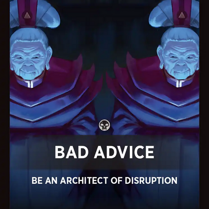 Bad Advice Theme Card [Avatar: The Last Airbender Tokens]