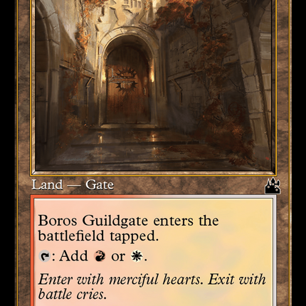 Boros Guildgate (Retro Frame) [Ravnica Remastered]