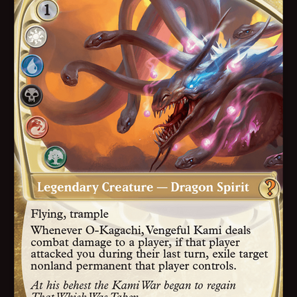 O-Kagachi, Vengeful Kami (Future Sight) [Mystery Booster 2]