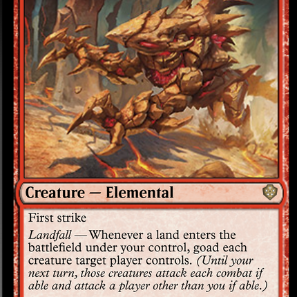 Geode Rager [Starter Commander Decks]