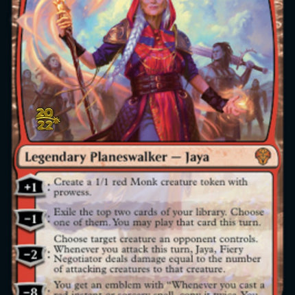 Jaya, Fiery Negotiator [Dominaria United Prerelease Promos]