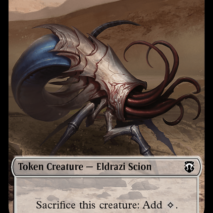 Eldrazi Scion // Eldrazi Spawn Double-Sided Token [Modern Horizons 3 Commander Tokens]