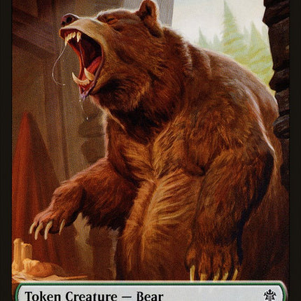 Bear Token [Throne of Eldraine Tokens]