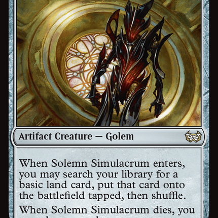 Solemn Simulacrum [Duskmourn: House of Horror Commander]