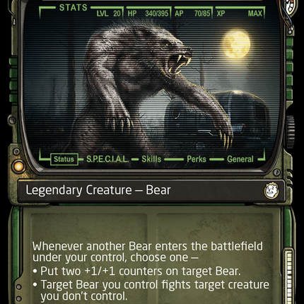 Ruzka, Terror of Point Lookout - Ayula, Queen Among Bears (Showcase) (Surge Foil) [Fallout]