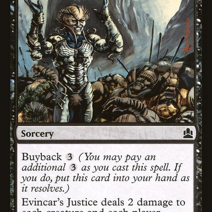 Evincar's Justice [Commander 2011]