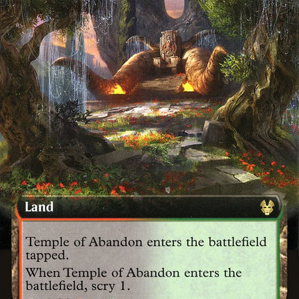 Temple of Abandon (Extended Art) [Theros Beyond Death]