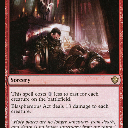 Blasphemous Act [Starter Commander Decks]