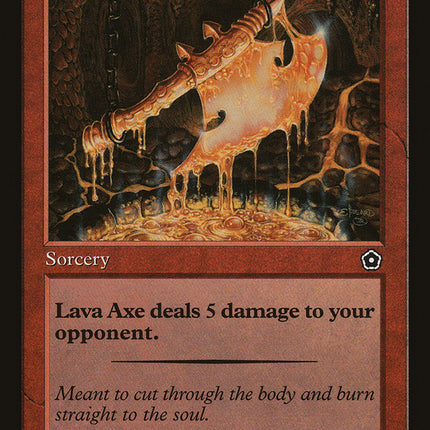 Lava Axe [Portal Second Age]