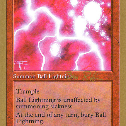 Ball Lightning (Ben Rubin) [World Championship Decks 1998]