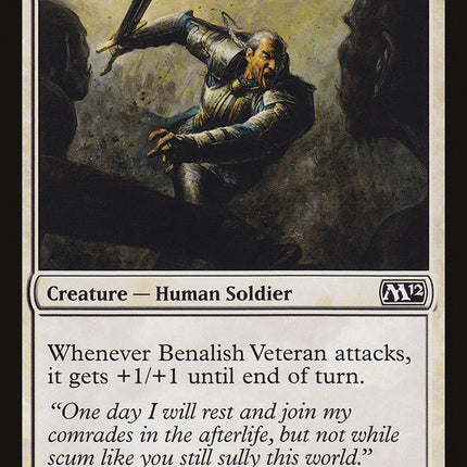 Benalish Veteran [Magic 2012]