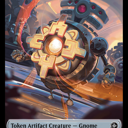 Gnome // Plot Double-Sided Token [Outlaws of Thunder Junction: The Big Score Tokens]