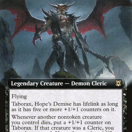 Taborax, Hope's Demise (Extended Art) [Zendikar Rising]