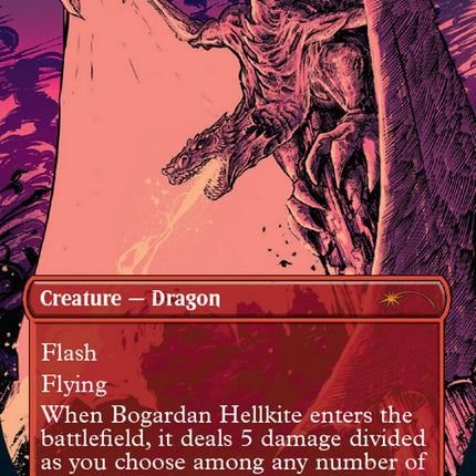 Bogardan Hellkite (Borderless) [Secret Lair Countdown Kit]