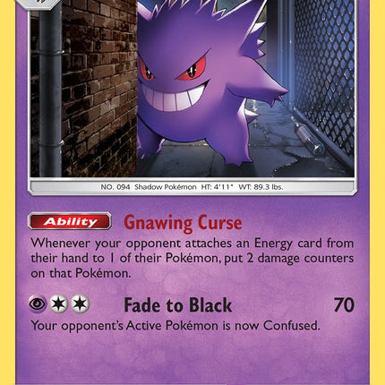Gengar (38/111) (Prerelease Kit Exclusive) (Theme Deck Exclusive) [Sun & Moon: Crimson Invasion]