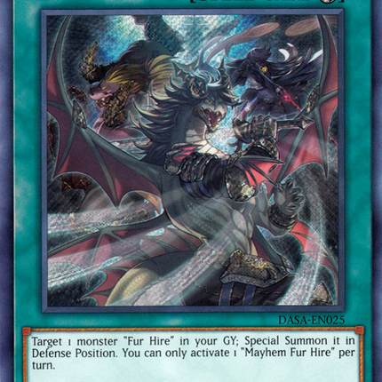 Mayhem Fur Hire [DASA-EN025] Secret Rare