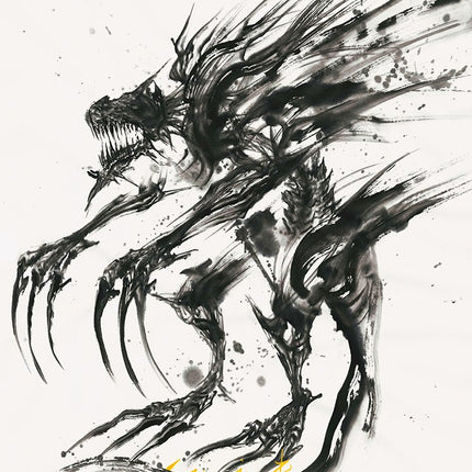 Phyrexian Obliterator Art Card (Gold-Stamped Signature) [Phyrexia: All Will Be One Art Series]