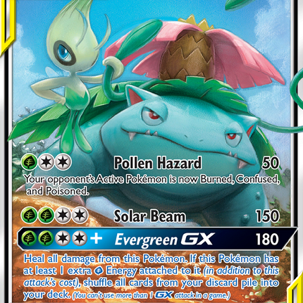 Celebi & Venusaur GX (1/181) [Sun & Moon: Team Up]