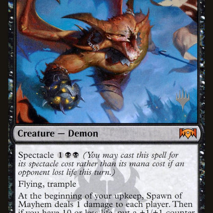Spawn of Mayhem (Promo Pack) [Ravnica Allegiance Promos]