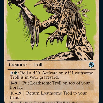 Loathsome Troll (Showcase) [Dungeons & Dragons: Adventures in the Forgotten Realms]