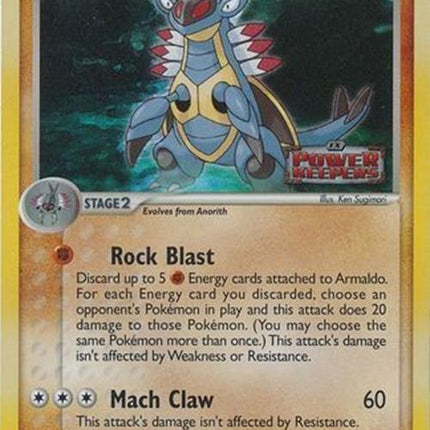Armaldo (3/108) (Stamped) [EX: Power Keepers]