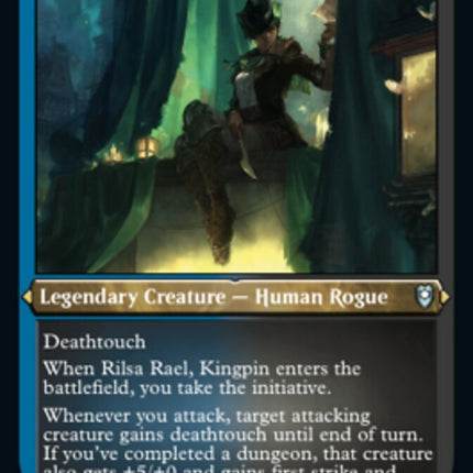 Rilsa Rael, Kingpin (Foil Etched) [Commander Legends: Battle for Baldur's Gate]