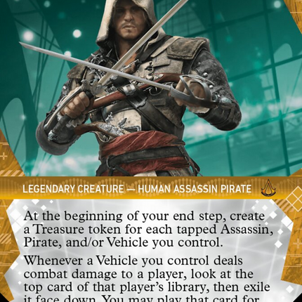 Edward Kenway (Showcase) (Textured Foil) [Assassin's Creed]