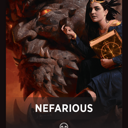 Nefarious Theme Card [Foundations Jumpstart Front Cards]