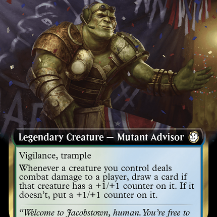 Marcus, Mutant Mayor (Extended Art) (Surge Foil) [Fallout]