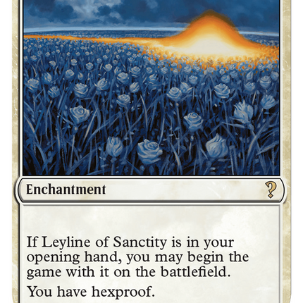 Leyline of Sanctity (White Border) [Mystery Booster 2]