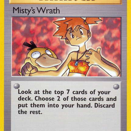 Misty's Wrath (114/132) [Gym Heroes 1st Edition]
