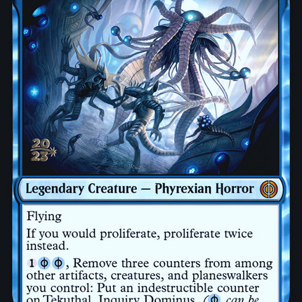 Tekuthal, Inquiry Dominus [Phyrexia: All Will Be One Prerelease Promos]