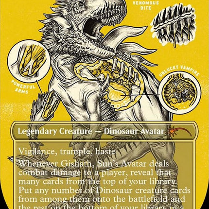 Gishath, Sun's Avatar (Borderless) [Secret Lair Drop Series]