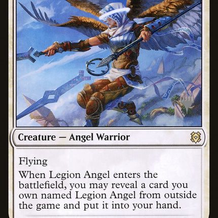 Legion Angel (Promo Pack) [Zendikar Rising Promos]