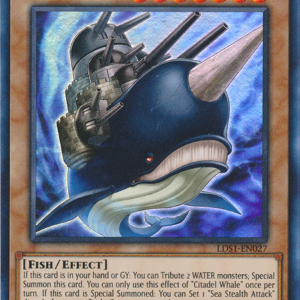 Citadel Whale (Purple) [LDS1-EN027] Ultra Rare
