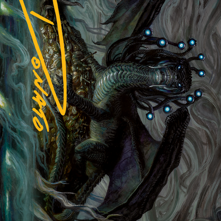 Oculus Whelp Art Card (Gold-Stamped Signature) [March of the Machine Art Series]