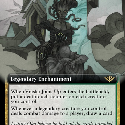 Vraska Joins Up (Extended Art) [Outlaws of Thunder Junction]