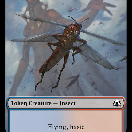 Soldier // Insect Double-Sided Token [March of the Machine Commander Tokens]