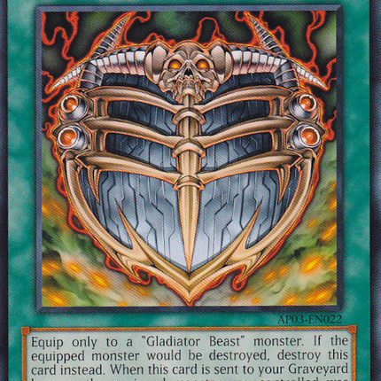 Gladiator Beast's Battle Archfiend Shield [AP03-EN022] Common