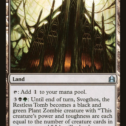 Svogthos, the Restless Tomb [Commander 2011]