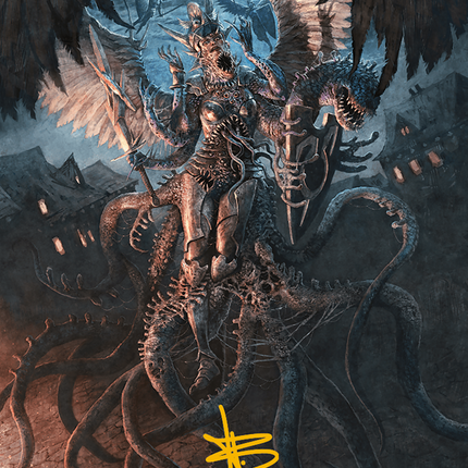 Angelic Aberration Art Card (Gold-Stamped Signature) [Modern Horizons 3 Art Series]