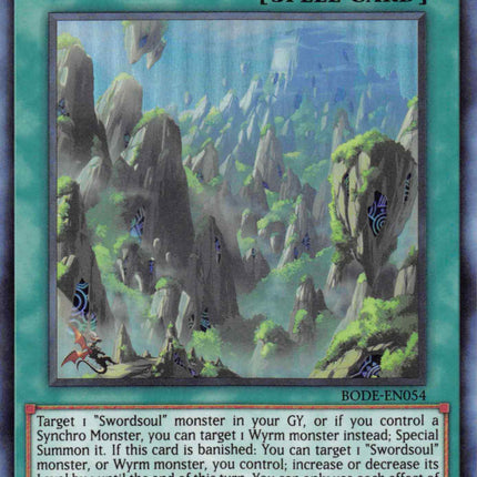Swordsoul Sacred Summit [BODE-EN054] Super Rare