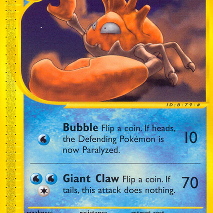 Kingler (50/165) [Expedition: Base Set]